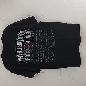 Lynyrd Skynyrd God Guns Rock and Rebels Tour 2009‎ T Shirt Size Large 100 Cotton